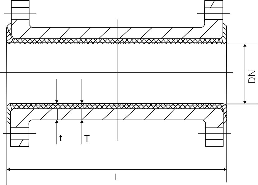Fluorine lined molded pipeline(圖1)